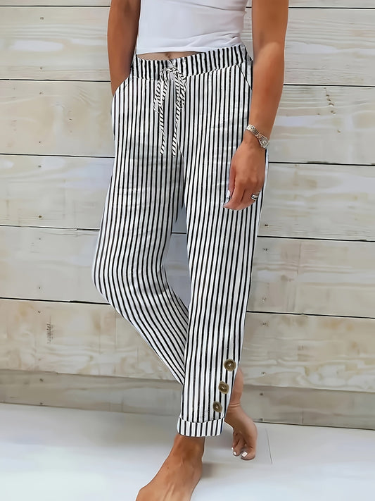 Raquelle | Pantalones informales a rayas