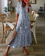 Luna | Vestido midi de estilo bohemio sin esfuerzo