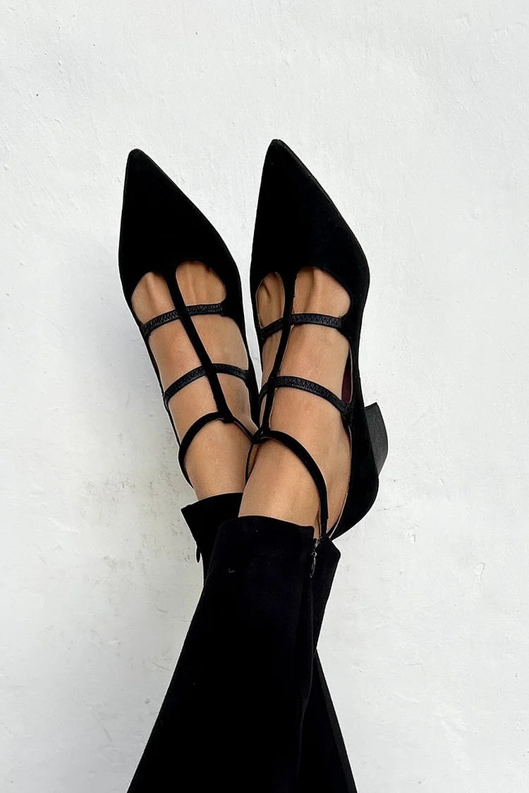 Julia | Elegantes zapatos de tacón con tiras