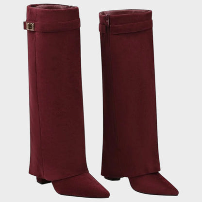 Aurora | Botas de Ante con Caña Alta