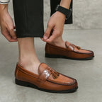 Charles | Mocasines con borlas tejidas
