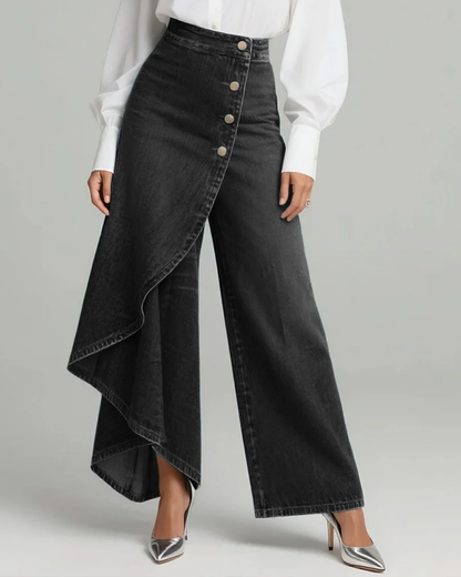 Roxana | Pantalones envolventes de denim