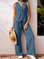 Sofía | Conjunto de chaleco y pantalones