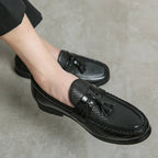 Charles | Mocasines con borlas tejidas