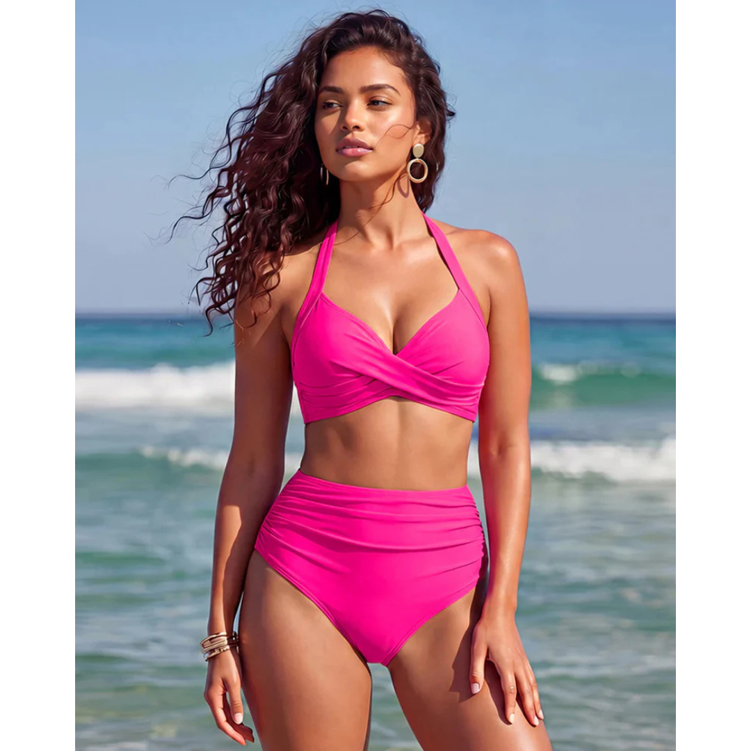 Sabine | Bikini 2 en 1 de corte alto con efecto moldeador