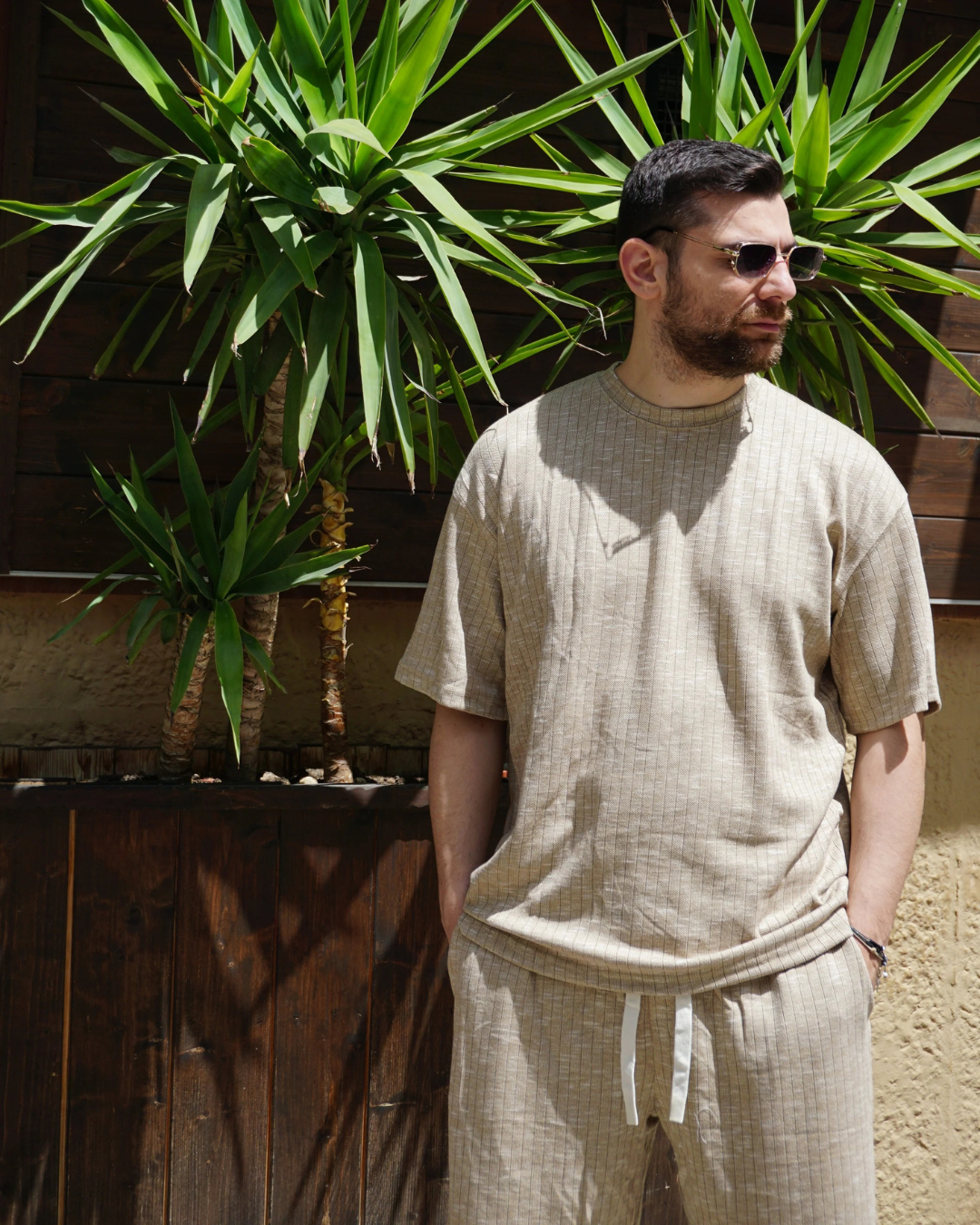 Atelier | Conjunto Casual con Camiseta Manga Corta y Short para Hombre