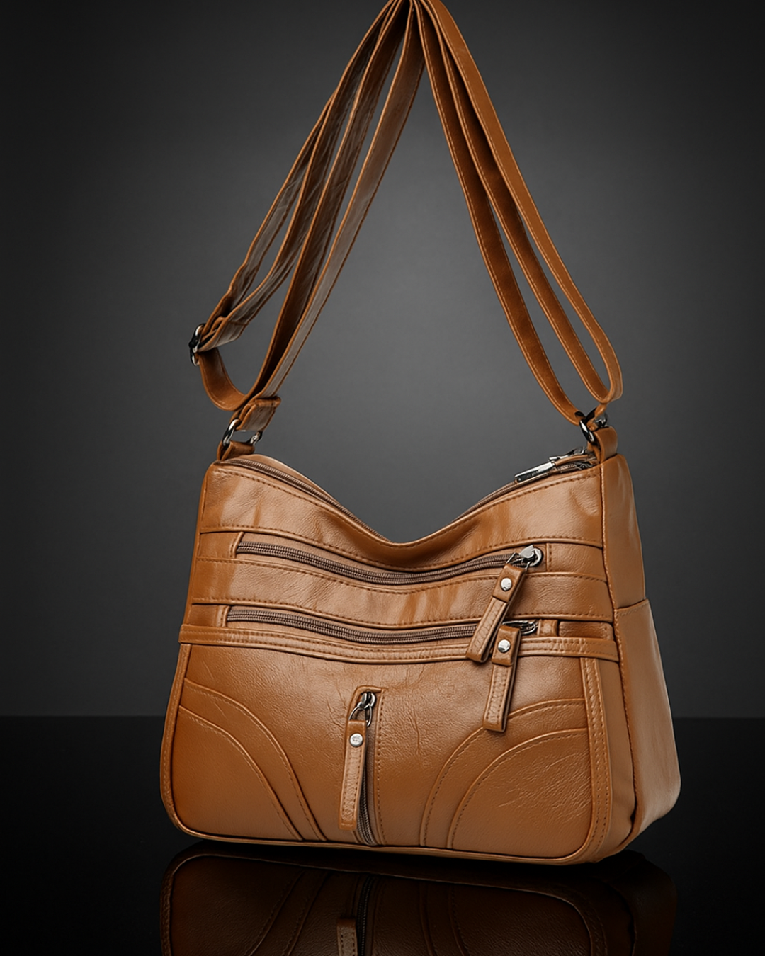 Ana | Bolso con múltiples compartimentos y textura suave