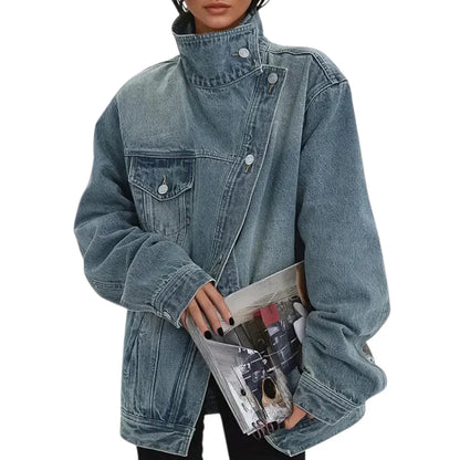 Dalia | Chaqueta asimétrica urbana con botones