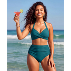 Sabine | Bikini 2 en 1 de corte alto con efecto moldeador