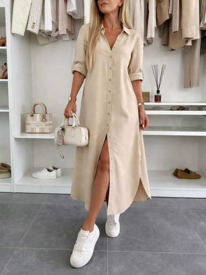 Sofía | Vestido camisero oversize