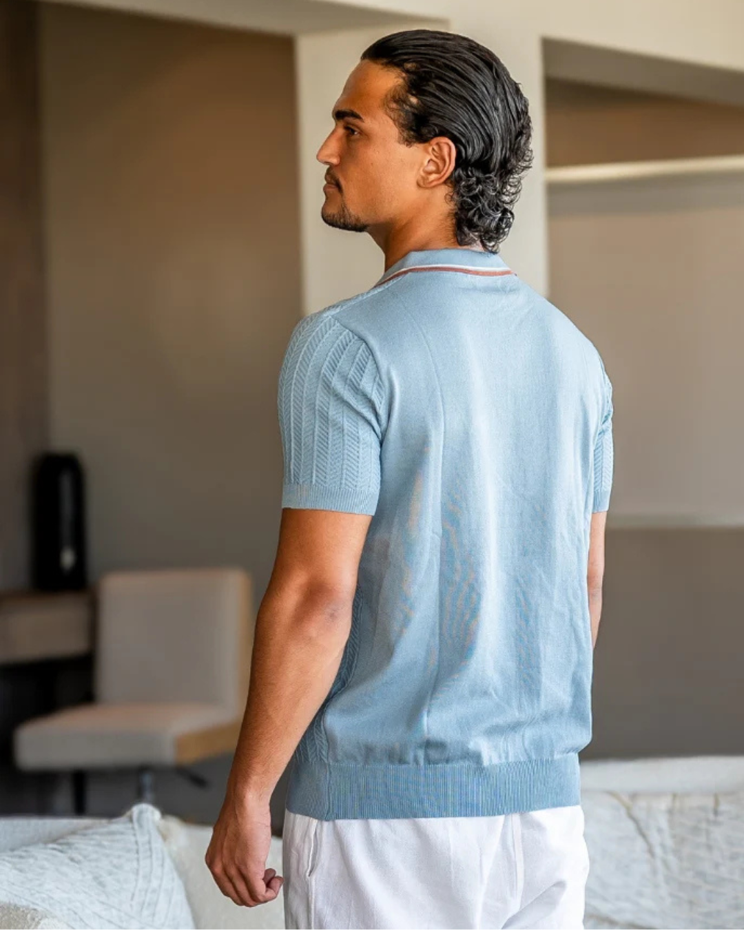 Atlas | Polo Ligero con Tejido Suave y Resistente Para Hombre de Gran Elasticidad