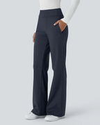 Opaline | Pantalon de Cintura Alta para Mujer con Bolsillos Laterales con Cremallera