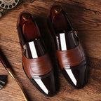 Durán | Mocasín con cremallera y doble textura
