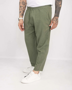 Anthony | Pantalón de Lino con Cintura Elástica Para Hombre