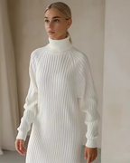 Velvet | Vestido Estilo Jersey con Cuello Alto