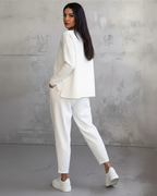Set Ivy | Conjunto de camiseta de manga larga y pantalones informales para mujer