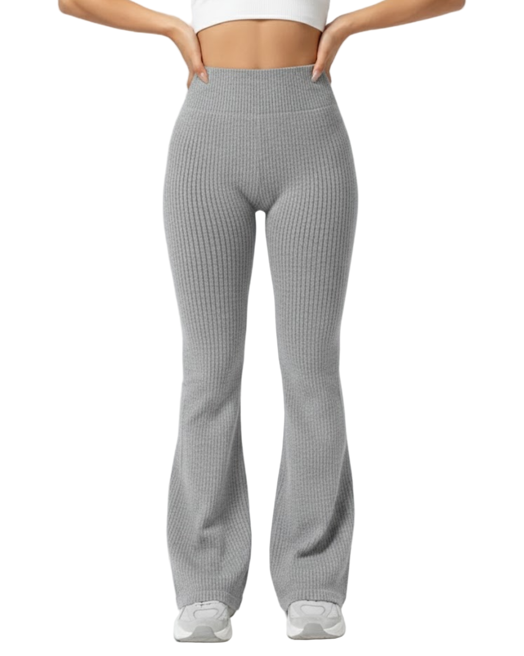 Élysia | Pantalones de Punto Acampanados de Máximo Confort para mujer