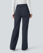 Opaline | Pantalon de Cintura Alta para Mujer con Bolsillos Laterales con Cremallera