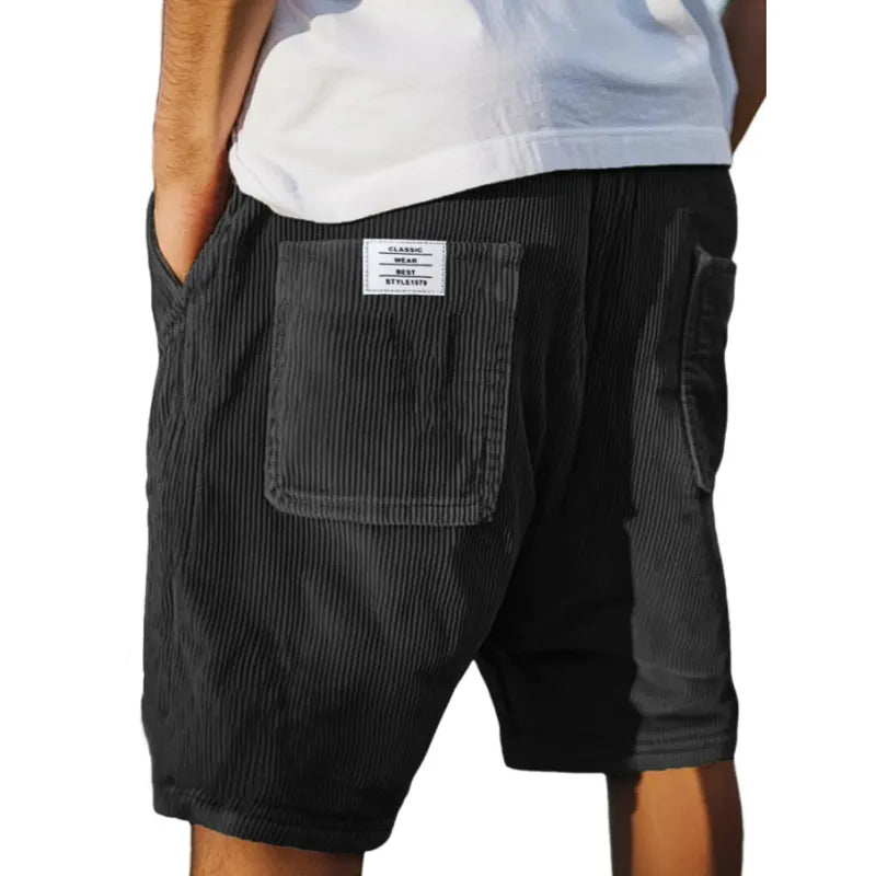 Xavier | Pantalones cortos de corte sastre con textura refinada