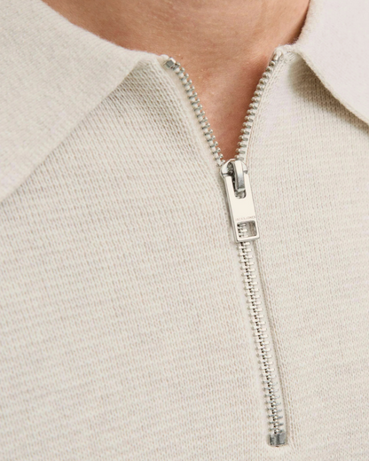 Fontana | Jersey de Cuello Polo con Cremallera Para Hombre