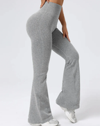 Élysia | Pantalones de Punto Acampanados de Máximo Confort para mujer