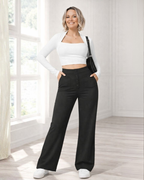 Aura | Pantalón Casual de Cintura Alta con Máxima Elasticidad para Mujer