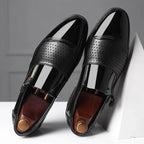 Durán | Mocasín con cremallera y doble textura