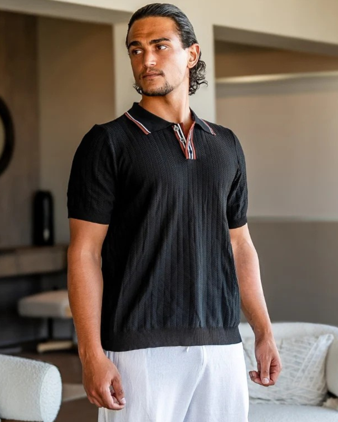 Atlas | Polo Ligero con Tejido Suave y Resistente Para Hombre de Gran Elasticidad