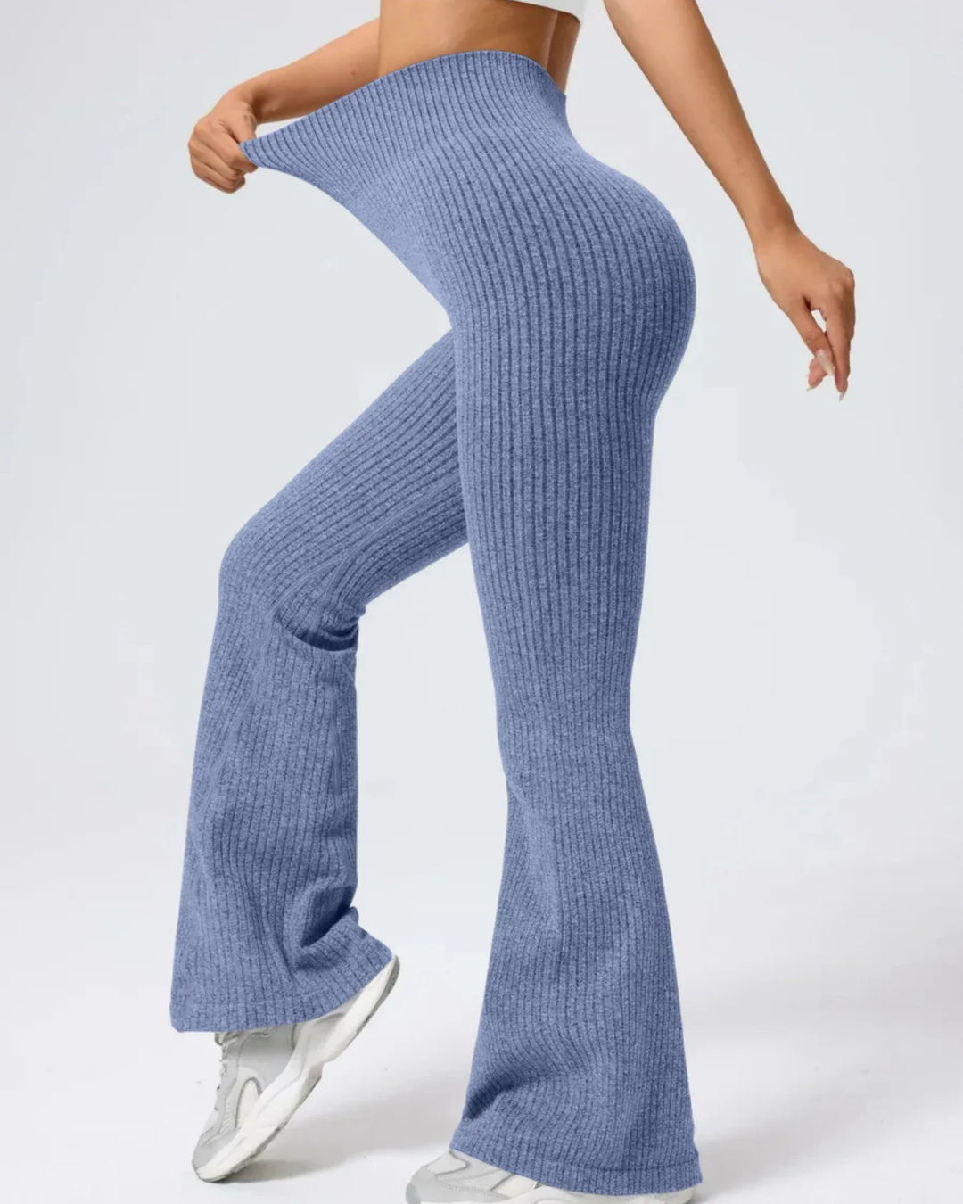 Élysia | Pantalones de Punto Acampanados de Máximo Confort para mujer