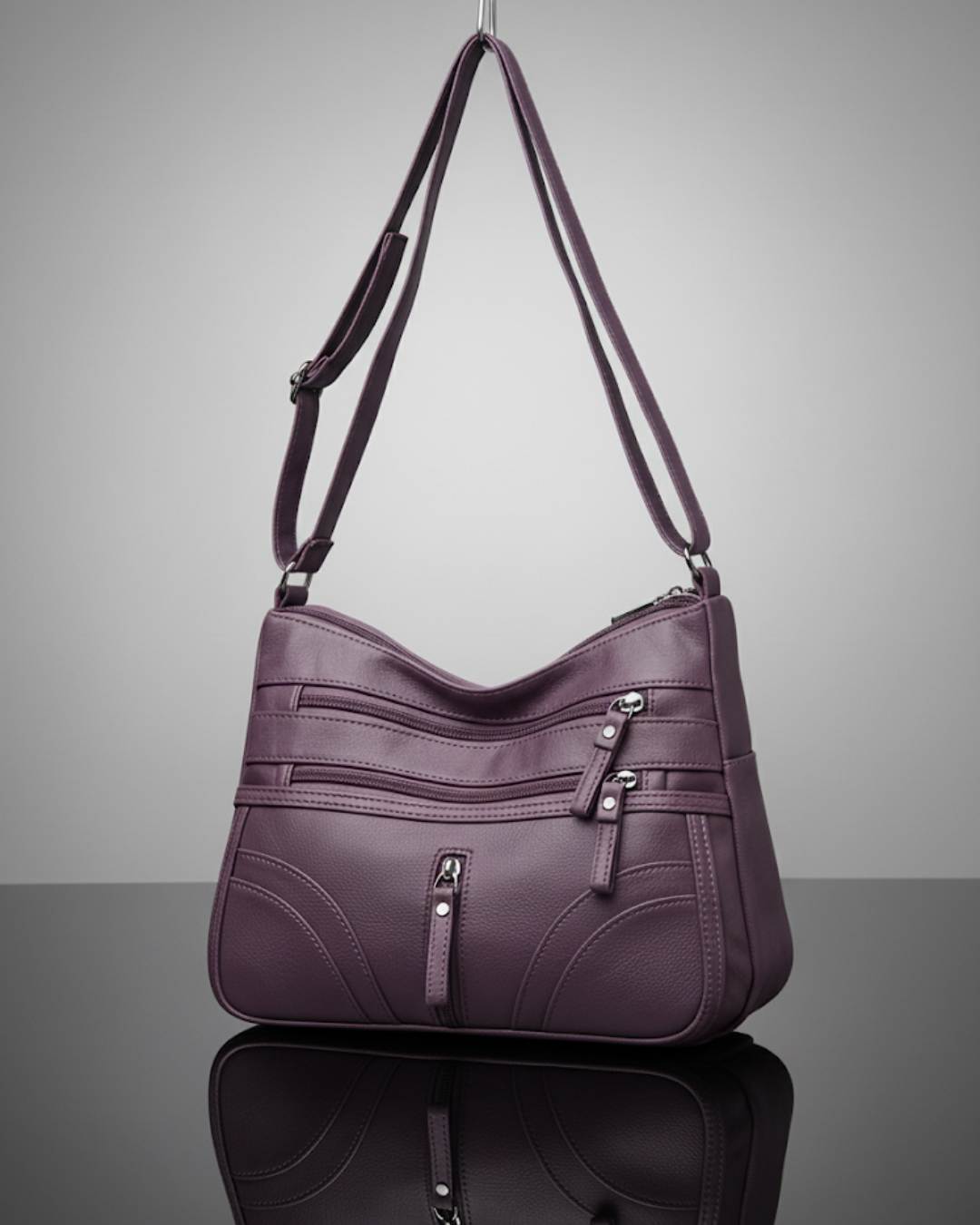Ana | Bolso con múltiples compartimentos y textura suave