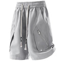 Short Deportivo Cargo con Bolsillos Zip