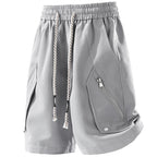 Short Deportivo Cargo con Bolsillos Zip