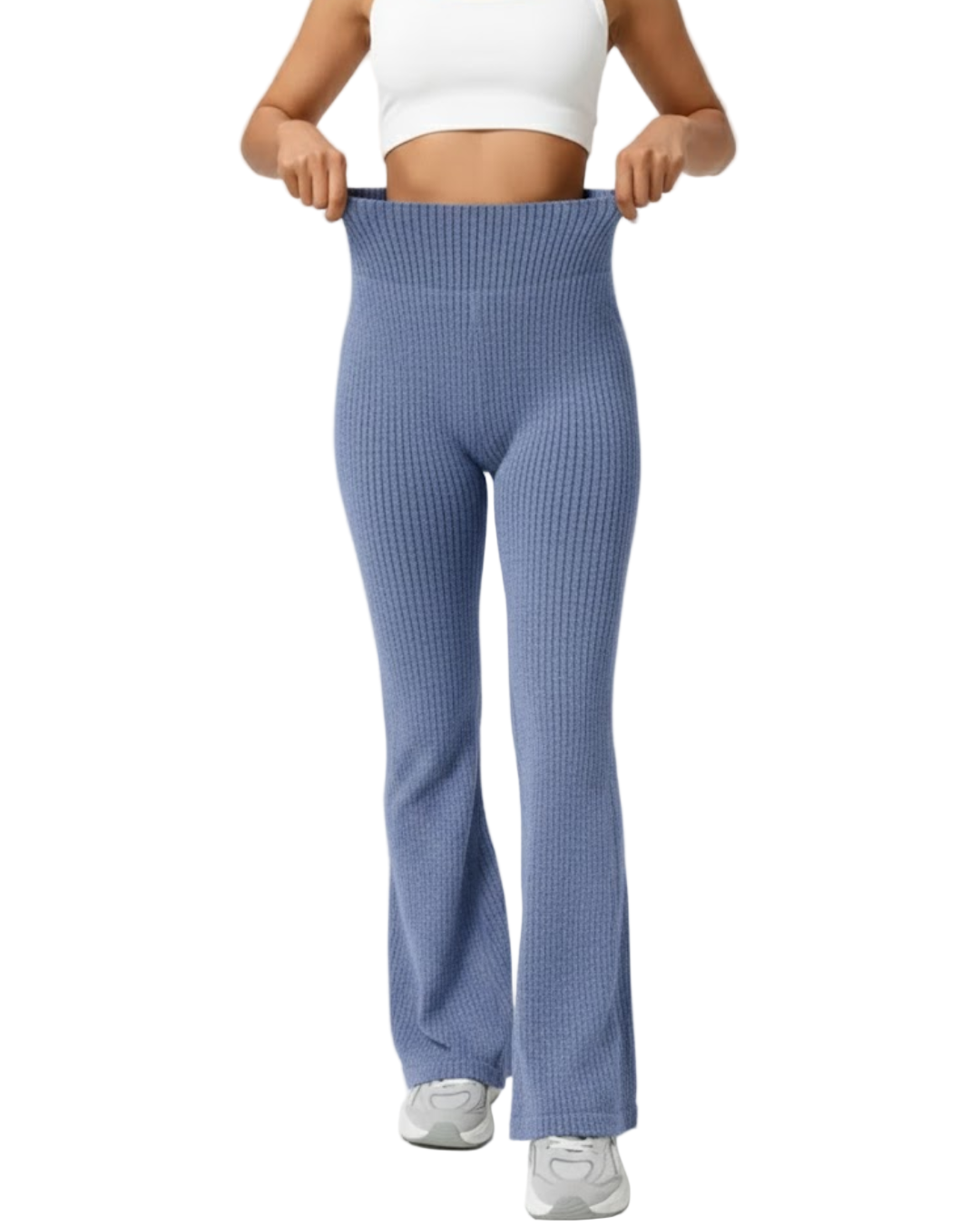 Élysia | Pantalones de Punto Acampanados de Máximo Confort para mujer
