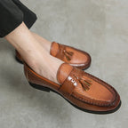 Charles | Mocasines con borlas tejidas