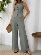 Sofía | Conjunto de chaleco y pantalones