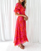 María Cristina | Vestido largo "Resplandor solar"