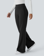 Opaline | Pantalon de Cintura Alta para Mujer con Bolsillos Laterales con Cremallera