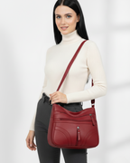 Ana | Bolso con múltiples compartimentos y textura suave
