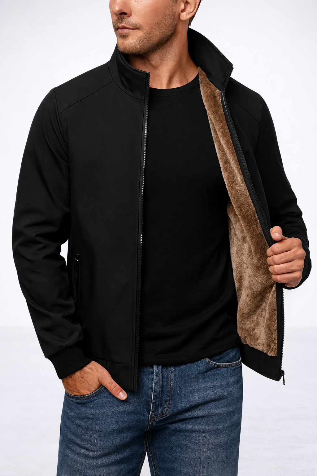 Maison Noir | Chaqueta térmica para hombre con forro aislante