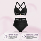 Sabine | Bikini 2 en 1 de corte alto con efecto moldeador