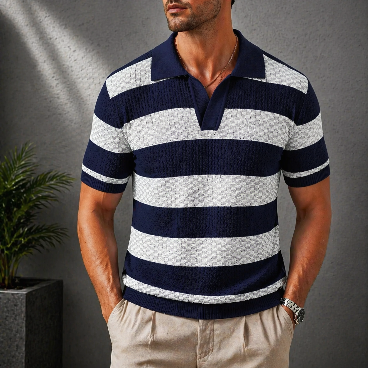 Polo de punto vintage Aldridge