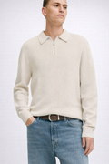 Fontana | Jersey de Cuello Polo con Cremallera Para Hombre