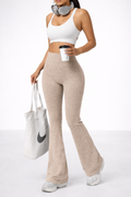 Élysia | Pantalones de Punto Acampanados de Máximo Confort para mujer