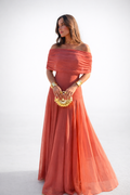 Flor de Nácar | Vestido hombros descubiertos