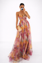 Griselda | Vestido largo con estampado floral