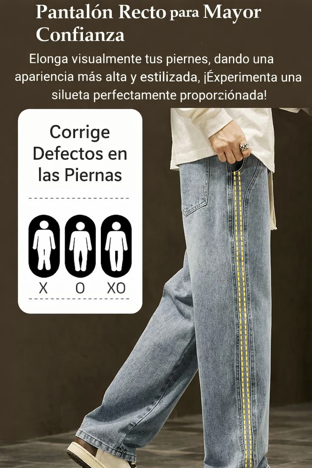 Sergio | Vaqueros anchos y rectos