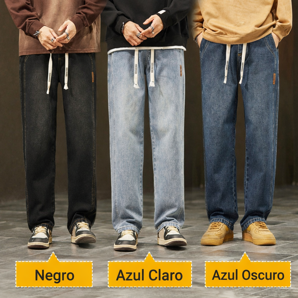 Sergio | Vaqueros anchos y rectos