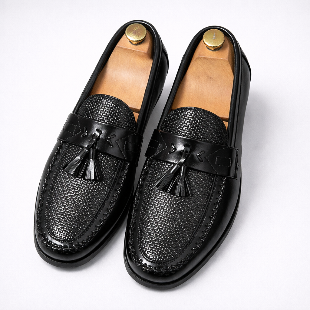 Charles | Mocasines con borlas tejidas