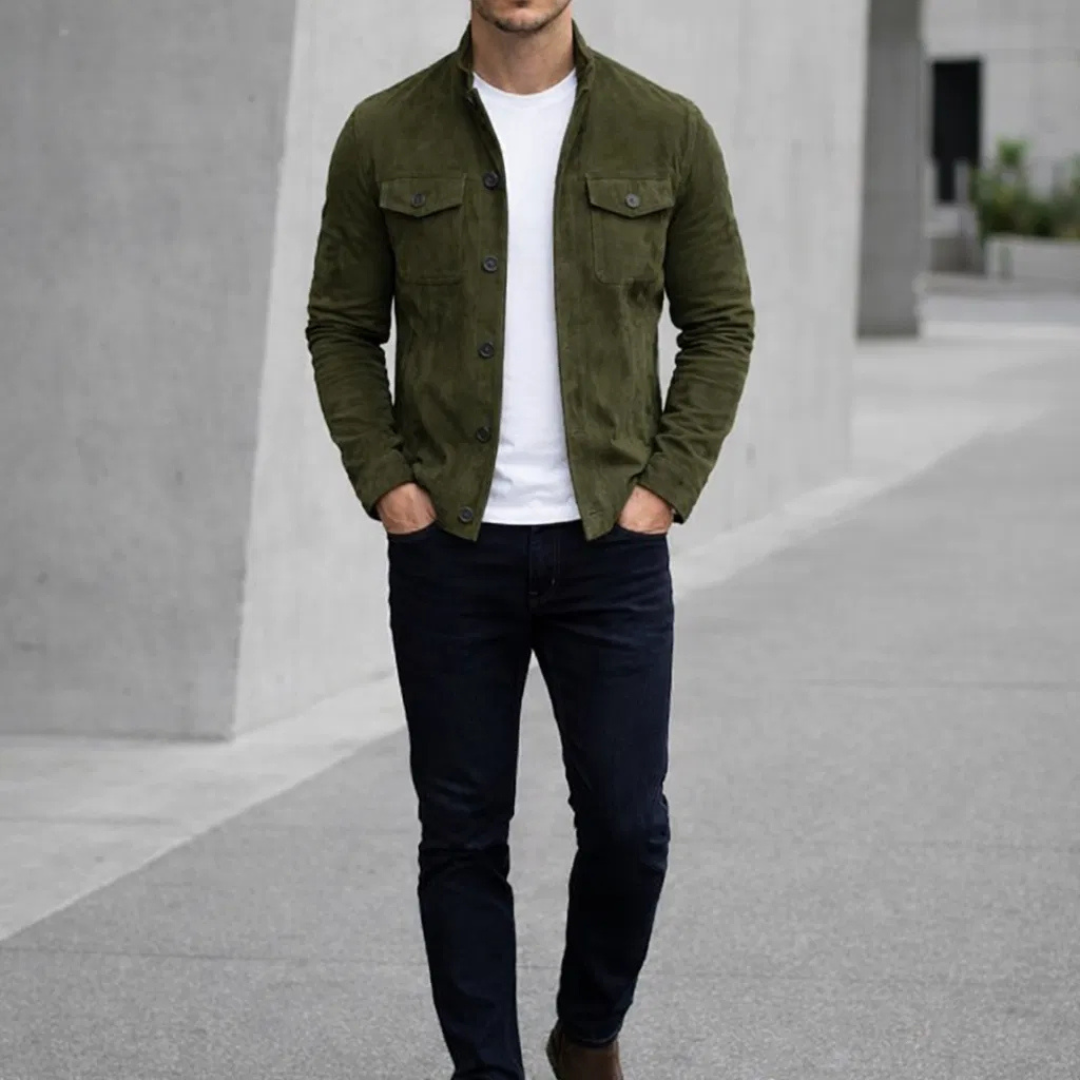 Amancio | Chaqueta de ante Oltrarno