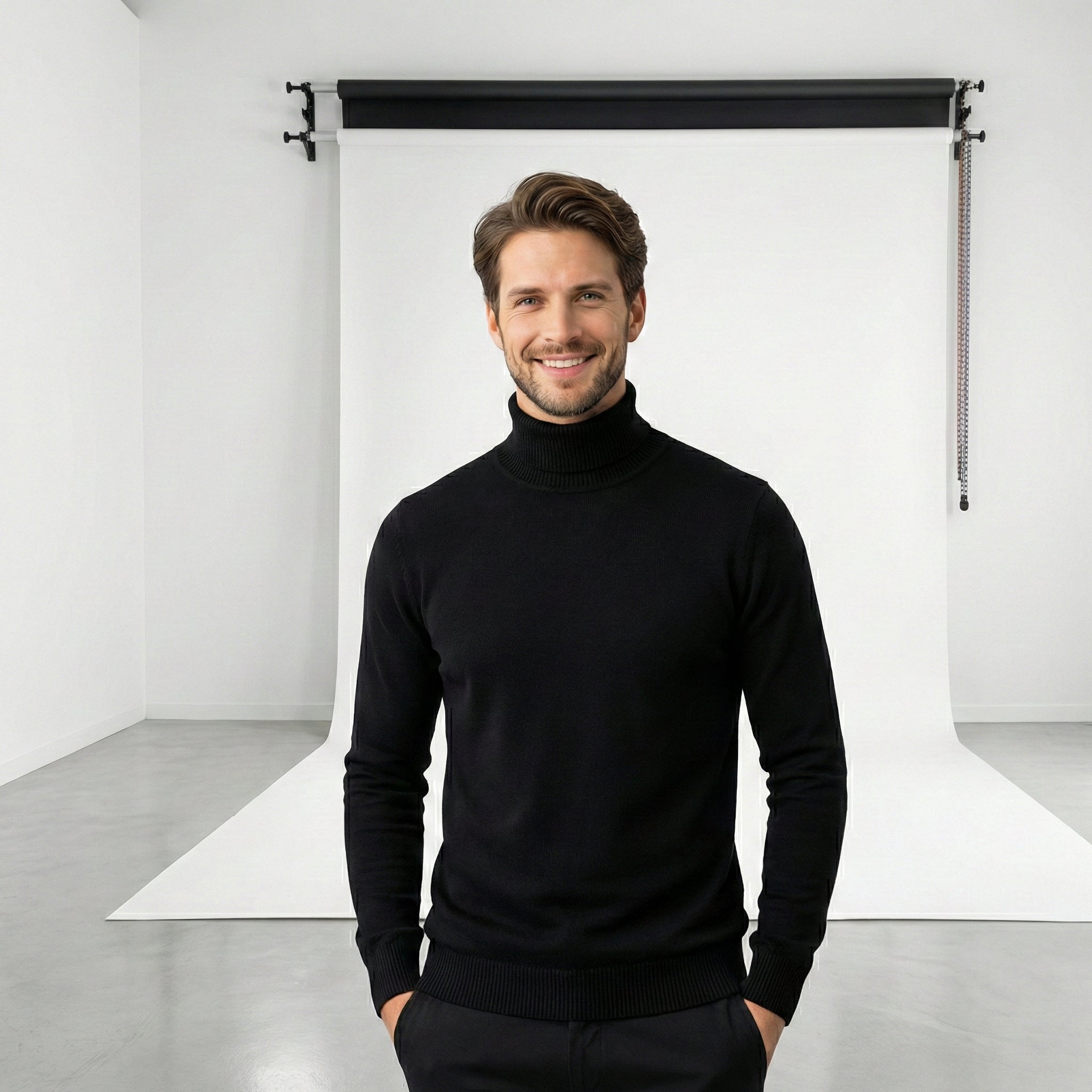 Monte Carlo | Jersey de cuello alto cashmere